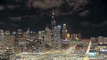 Weather camera view of UIC - University of Illinois Chicago.