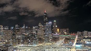 Weather camera view of UIC - University of Illinois Chicago.