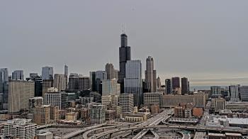 Weather camera view of UIC - University of Illinois Chicago.