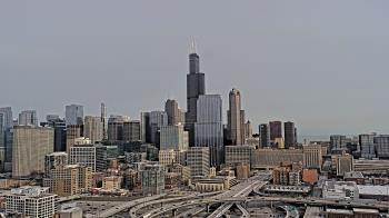 Weather camera view of UIC - University of Illinois Chicago.