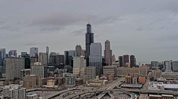 Weather camera view of UIC - University of Illinois Chicago.