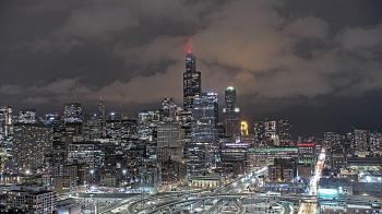 Weather camera view of UIC - University of Illinois Chicago.