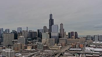 Weather camera view of UIC - University of Illinois Chicago.