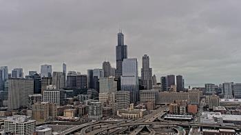 Weather camera view of UIC - University of Illinois Chicago.
