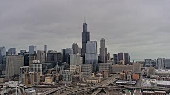 Weather camera view of UIC - University of Illinois Chicago.