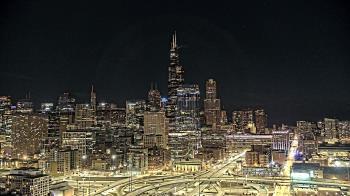 Weather camera view of UIC - University of Illinois Chicago.