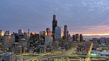 Weather camera view of UIC - University of Illinois Chicago.