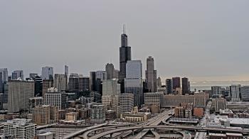Weather camera view of UIC - University of Illinois Chicago.