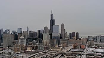 Weather camera view of UIC - University of Illinois Chicago.