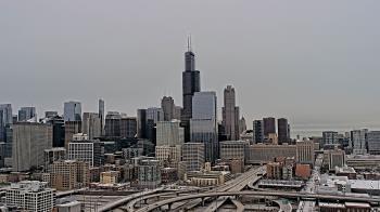 Weather camera view of UIC - University of Illinois Chicago.
