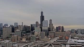 Weather camera view of UIC - University of Illinois Chicago.