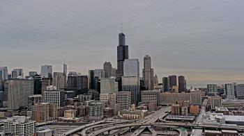 Weather camera view of UIC - University of Illinois Chicago.