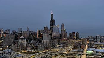 Weather camera view of UIC - University of Illinois Chicago.