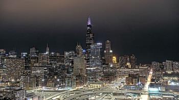 Weather camera view of UIC - University of Illinois Chicago.