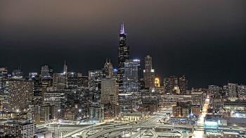 Weather camera view of UIC - University of Illinois Chicago.