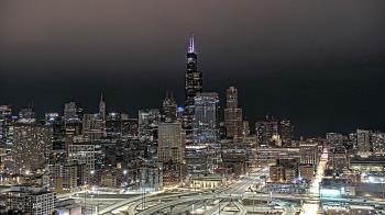 Weather camera view of UIC - University of Illinois Chicago.