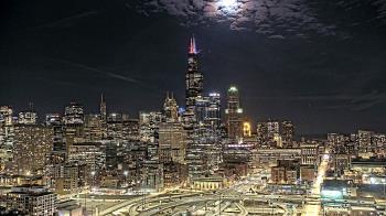 Weather camera view of UIC - University of Illinois Chicago.