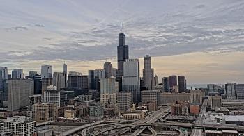 Weather camera view of UIC - University of Illinois Chicago.