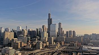 Weather camera view of UIC - University of Illinois Chicago.