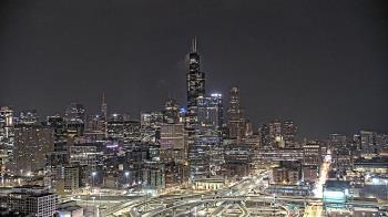 Weather camera view of UIC - University of Illinois Chicago.
