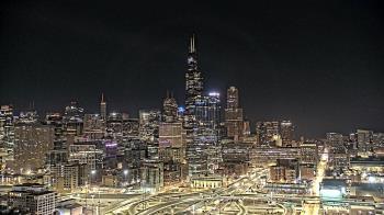 Weather camera view of UIC - University of Illinois Chicago.