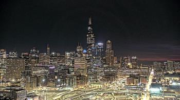 Weather camera view of UIC - University of Illinois Chicago.