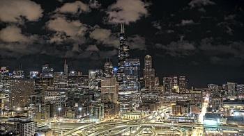 Weather camera view of UIC - University of Illinois Chicago.