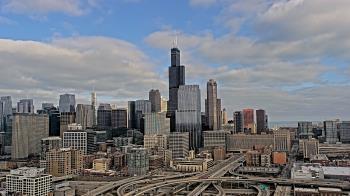 Weather camera view of UIC - University of Illinois Chicago.