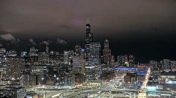 Weather camera view of UIC - University of Illinois Chicago.