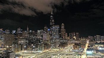 Weather camera view of UIC - University of Illinois Chicago.