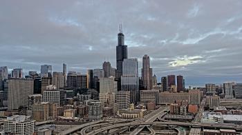 Weather camera view of UIC - University of Illinois Chicago.