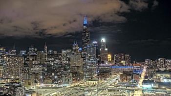 Weather camera view of UIC - University of Illinois Chicago.