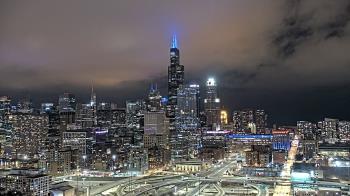 Weather camera view of UIC - University of Illinois Chicago.
