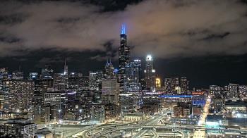 Weather camera view of UIC - University of Illinois Chicago.