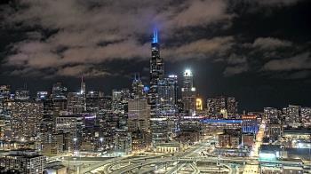 Weather camera view of UIC - University of Illinois Chicago.