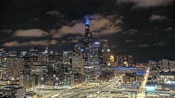 Weather camera view of UIC - University of Illinois Chicago.