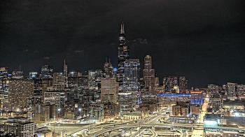 Weather camera view of UIC - University of Illinois Chicago.