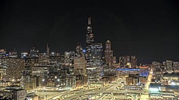 Weather camera view of UIC - University of Illinois Chicago.