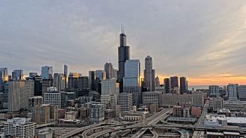 Weather camera view of UIC - University of Illinois Chicago.