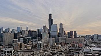 Weather camera view of UIC - University of Illinois Chicago.