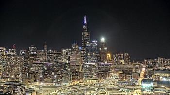 Weather camera view of UIC - University of Illinois Chicago.