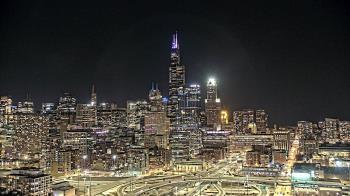 Weather camera view of UIC - University of Illinois Chicago.