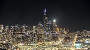 Weather camera view of UIC - University of Illinois Chicago.