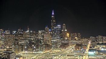 Weather camera view of UIC - University of Illinois Chicago.