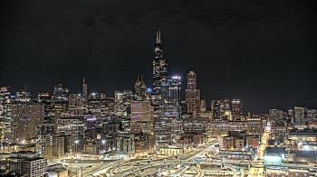 Weather camera view of UIC - University of Illinois Chicago.