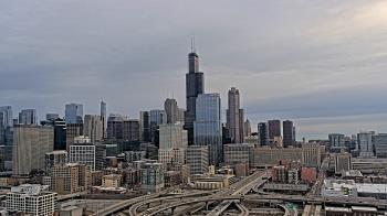 Weather camera view of UIC - University of Illinois Chicago.