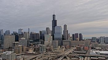 Weather camera view of UIC - University of Illinois Chicago.