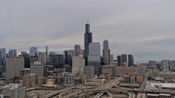 Weather camera view of UIC - University of Illinois Chicago.