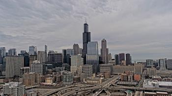 Weather camera view of UIC - University of Illinois Chicago.