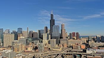 Weather camera view of UIC - University of Illinois Chicago.